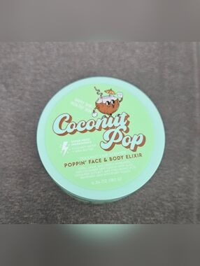 Happy Skin Healthy Skin Poppin' Face & Body Elixir Coconut Pop 6.34fl Oz BNIB